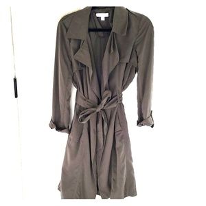 BRAND NEW New York and Company green trench coat